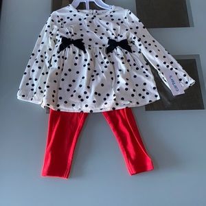 NWT Carter’s shirt and pant outfit